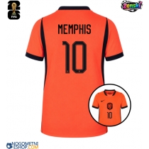 Ženski Nogometni dresi Nizozemska Memphis Depay #10 Domači SP 2026 Kratek Rokav